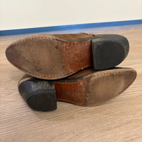 Durango Brown Leather Western Cowboy Boots - Picture 6 of 9